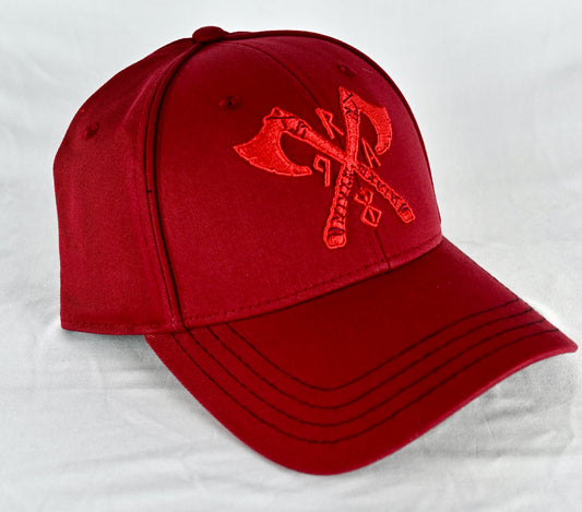 Berserker Battle-Axe Crimson Hat